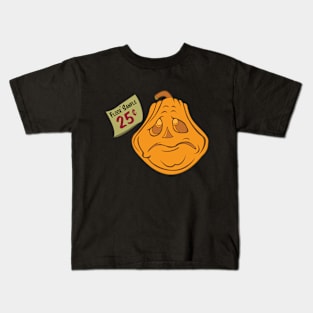 Sad Pumpkin Kids T-Shirt